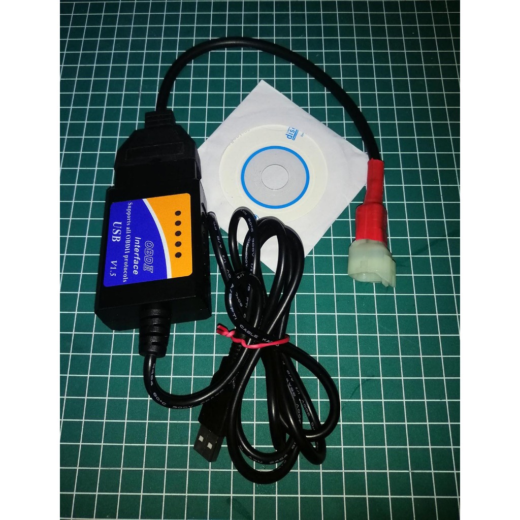 Scanner Scan Sepeda Motor OBD2 USB Adapter OBD2 To Honda Motorcycle V1.5 Paling Dicari
