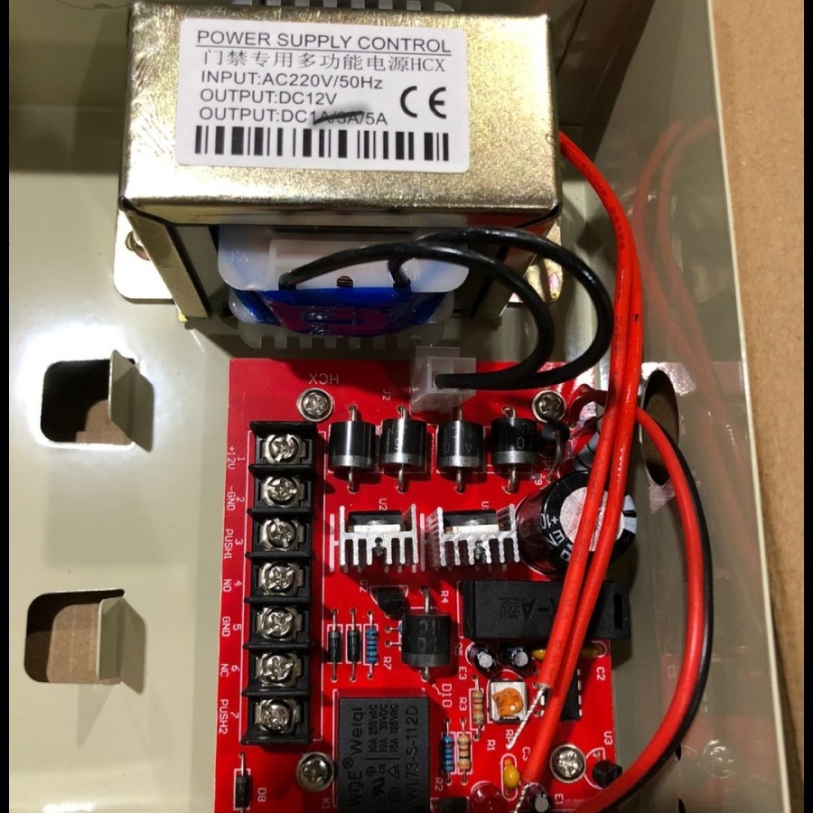 Backup Box Power Supply Access Control 5A 12V