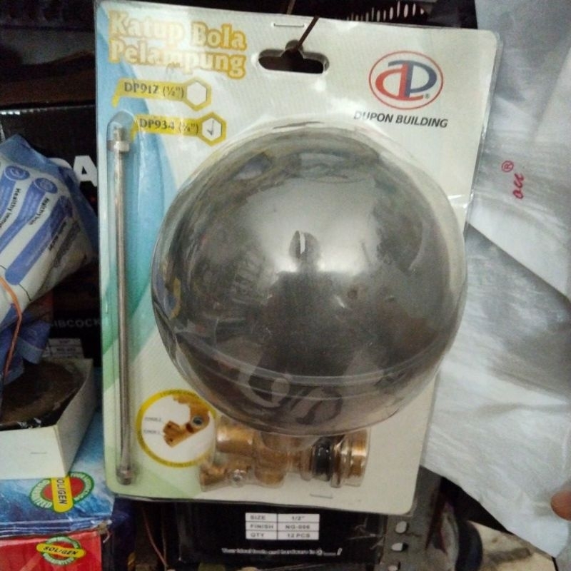 Dupon pelampung tandon bola kuningan 3/4 inch