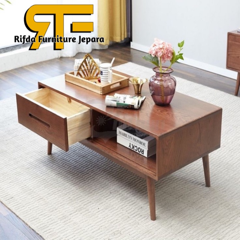 Bufet TV Minimalis Jati Drawer / Nakas Cabinet Jati Drawer laci