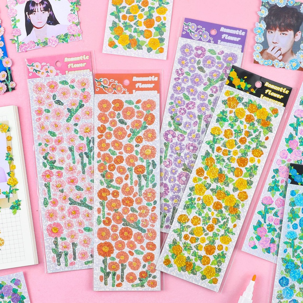 

[kstuffind] STICKER LASER SERI BAHASA BUNGA ROMANTIS AKUN STICKER 1 LEMBAR DIY SCRAPBOOK