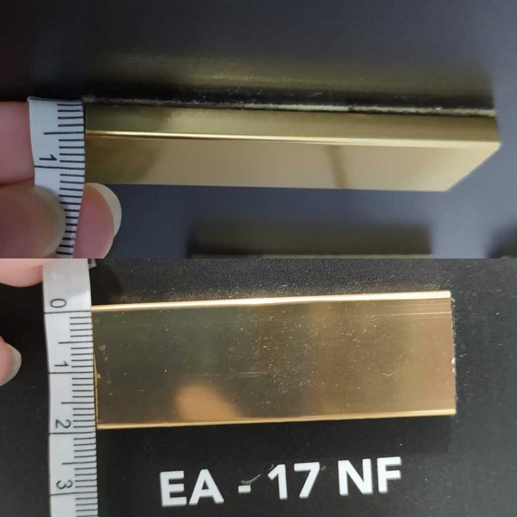 NEW FIT EA17 LURUS EA 17 NEW FIT ALUMINIUM PROFILE NEW FIT LIST FRAME NEW FIT EDGING PROFILE ALUMINI