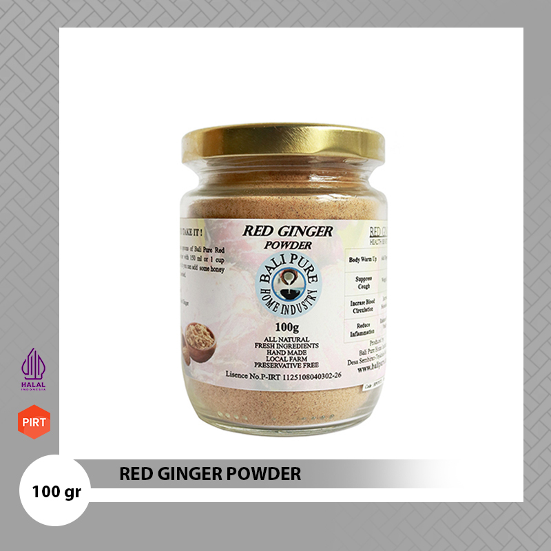 

Red ginger Serbuk jahe merah Bali Pure 100gr-sobeanmart