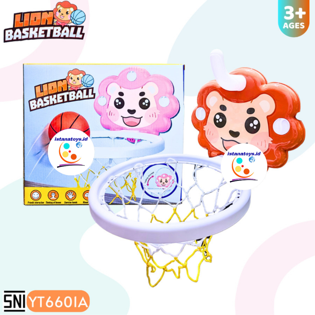 ID Mainan Ring Basket Lion Basketball YT6601A