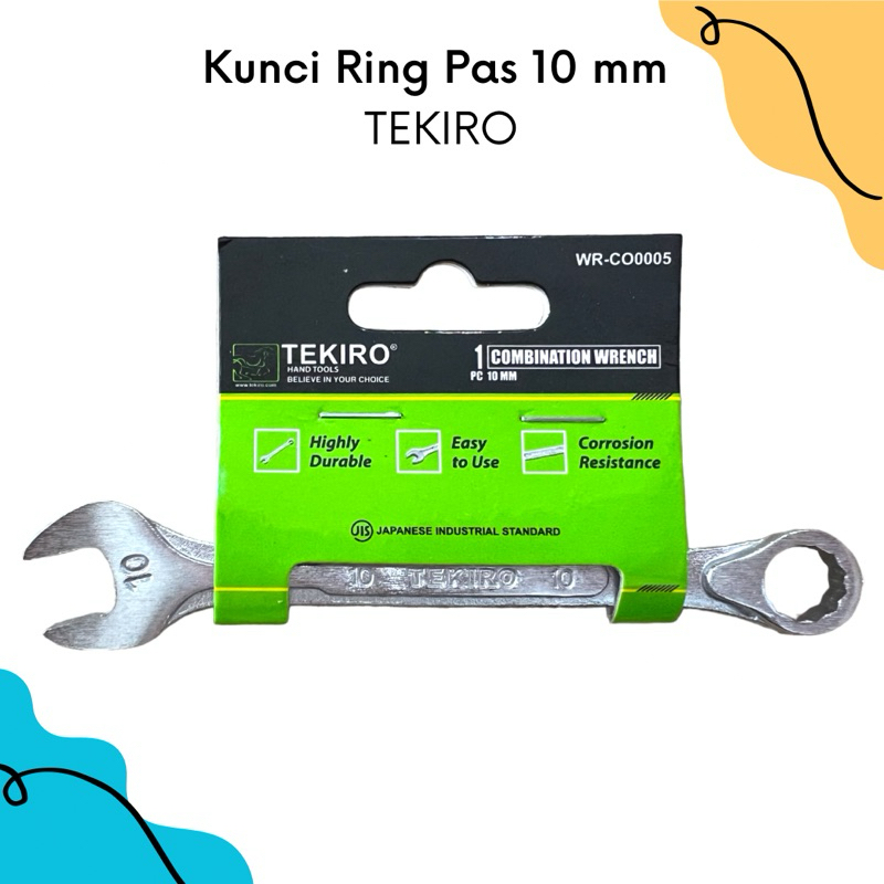 Tekiro Kunci Ring Pas 10mm | Kunci Ring Pas Tekiro 10mm | Kunci Ring Pas 10mm | Kunci Ring Pas Murah