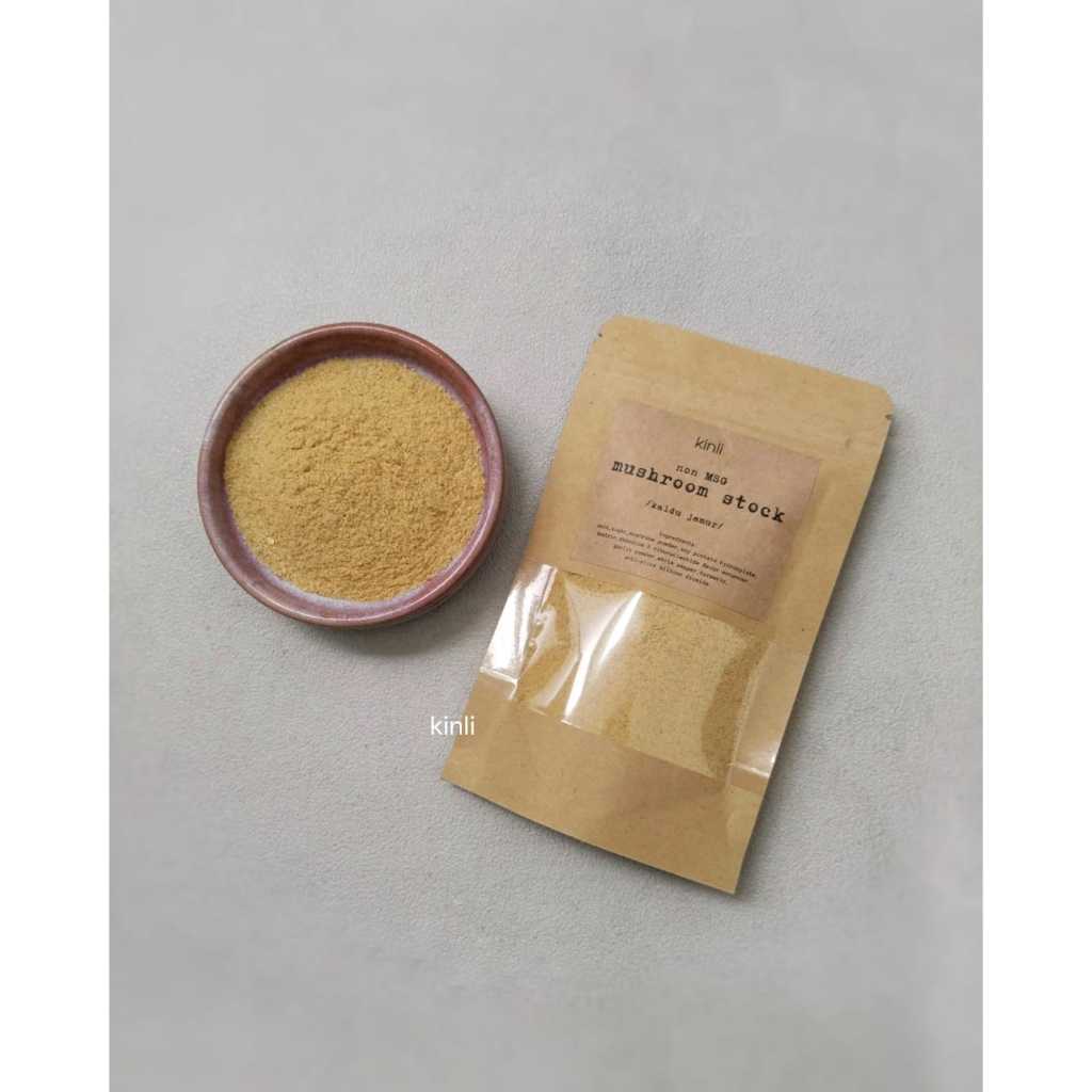 

mushroom stock powder non MSG kaldu jamur vegan friendly