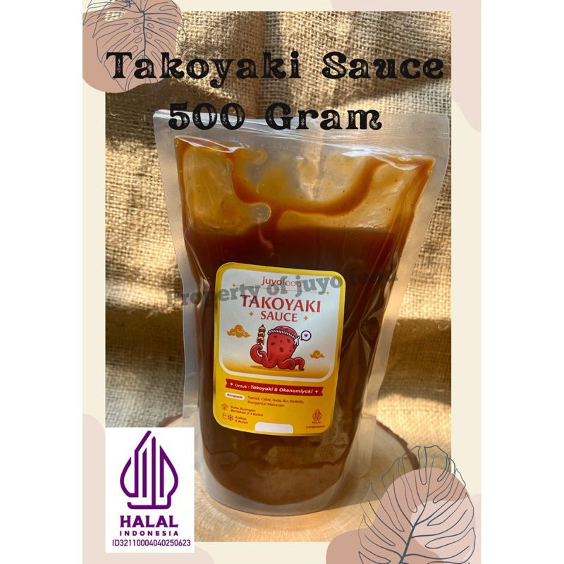

HALAL MUI SAOS TAKOYAKI 500 GRAM .Sauce Okonomiyaki enak, murah & halal!