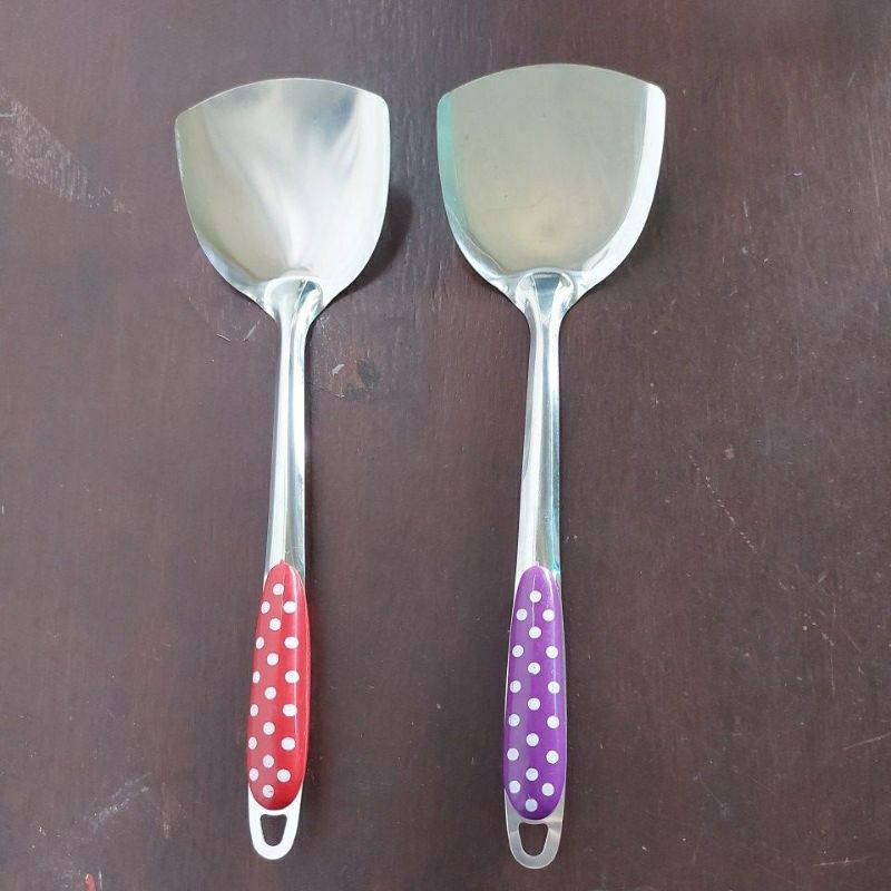 Spatula Sodet Codet Stainless Steel Gagang Plastik