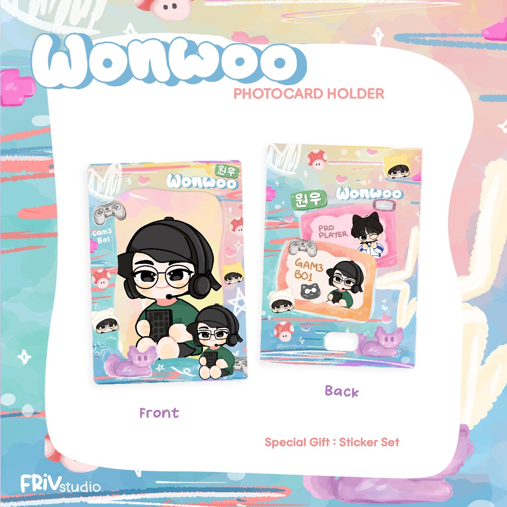 GAME BOI PHOTOCARD HOLDER WONWOO SEVENTEEN