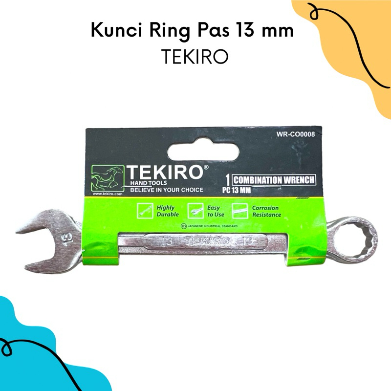 Tekiro Kunci Ring Pas 13mm | Kunci Ring Pas Tekiro 13mm | Kunci Ring Pas 13mm | Kunci Ring Pas Murah