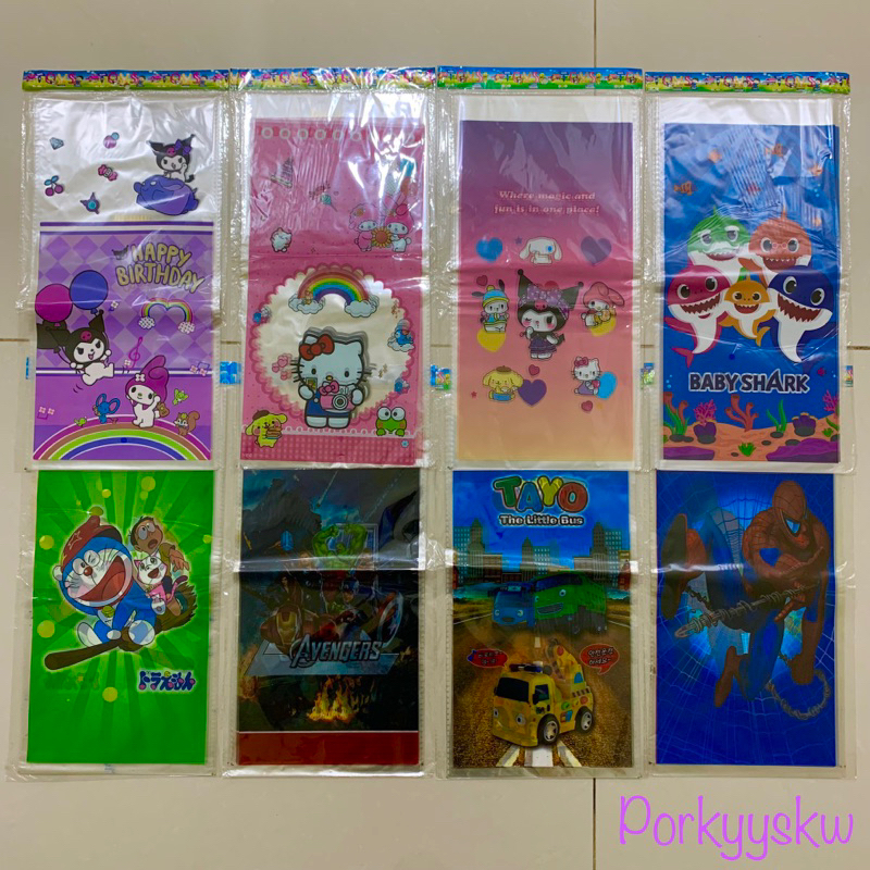Kantong Snack Ulang Tahun / Plastik Snack Ulang Tahun