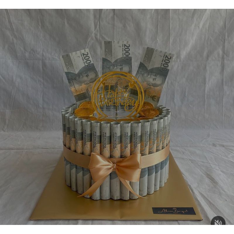 

Buket Uang / Cake Uang/ Buket snack.