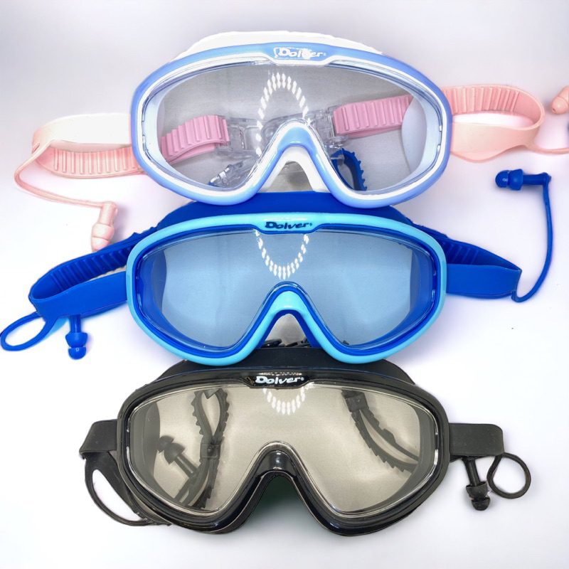 Kacamata Renang Selam Diving Swimming Goggles Senyawa Lensa Besar Jumbo Lens Dolver 2182
