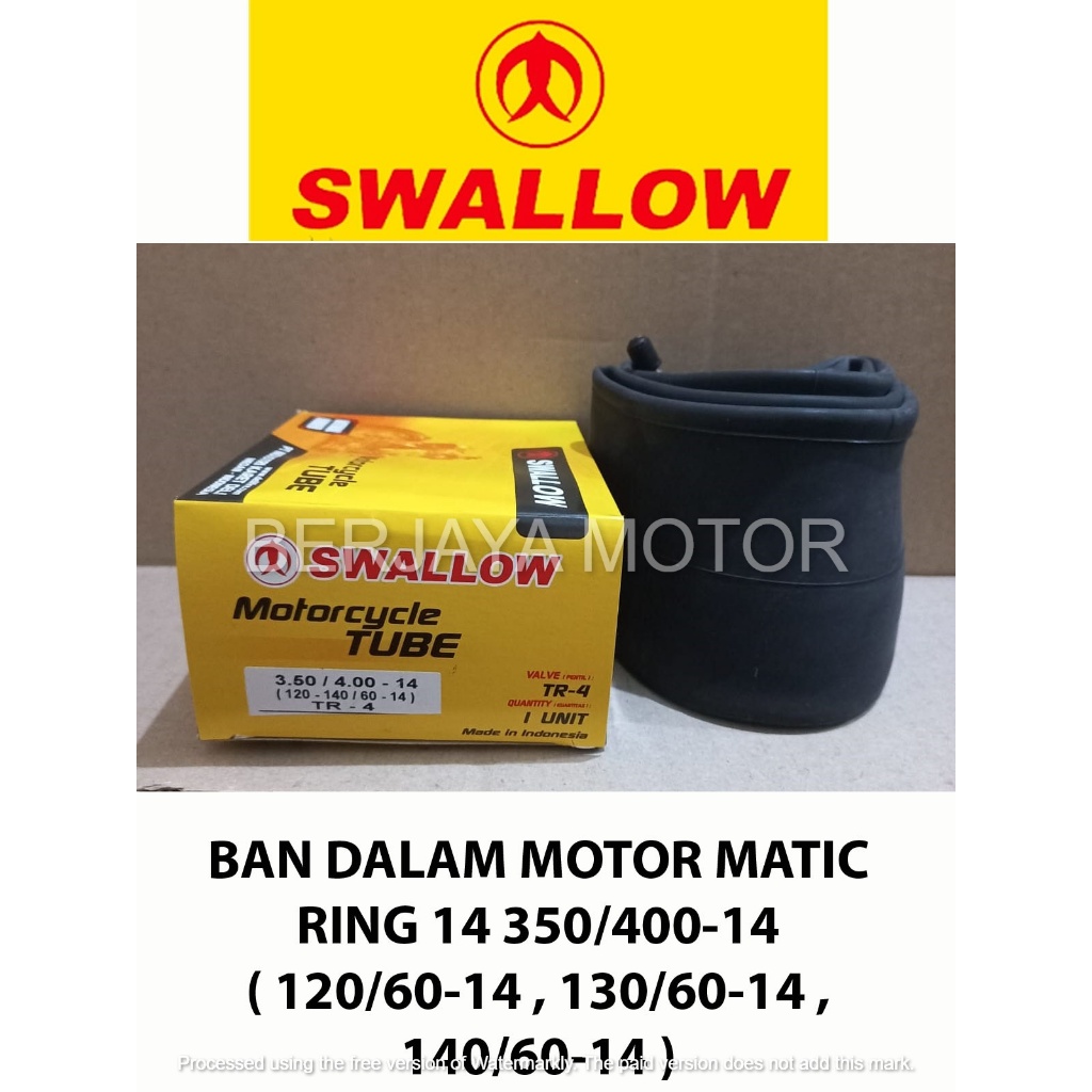 BAN DALAM SWALLOW MATIC RING 14 350/400-14 120/60-14 , 130/60-14 , 140/60-14