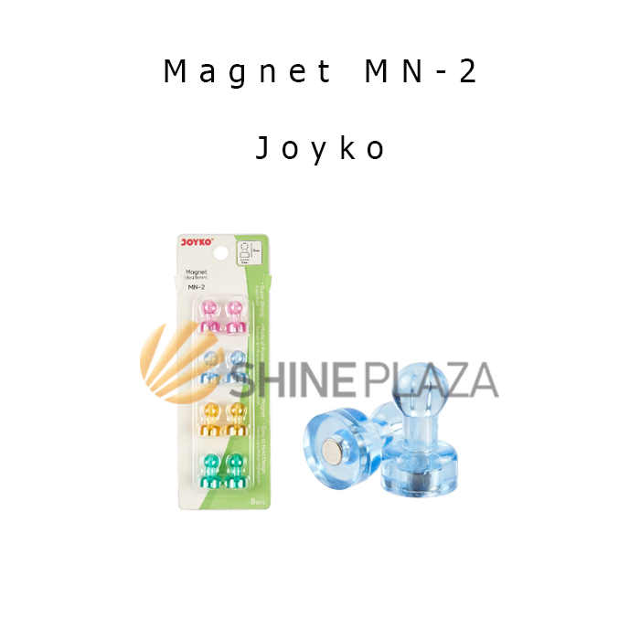 Colour Magnet Whiteboard Joyko MN-2 - Magnet Kecil Kulkas Papan Tulis