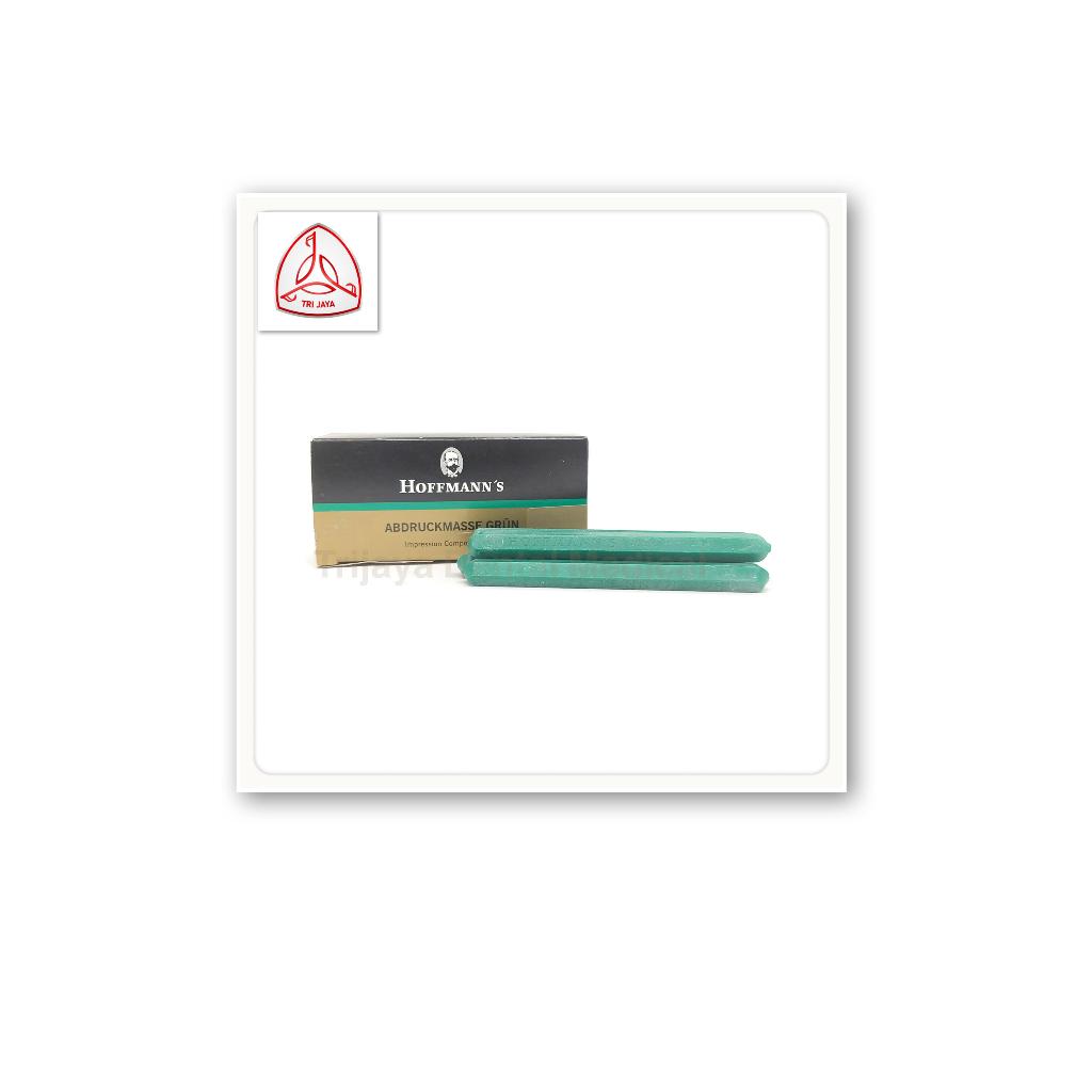 Trijaya Dental Medical Green Stick Hoffmanns IMPRESSION COMPOUND GREEN/ Malam hijau dental/