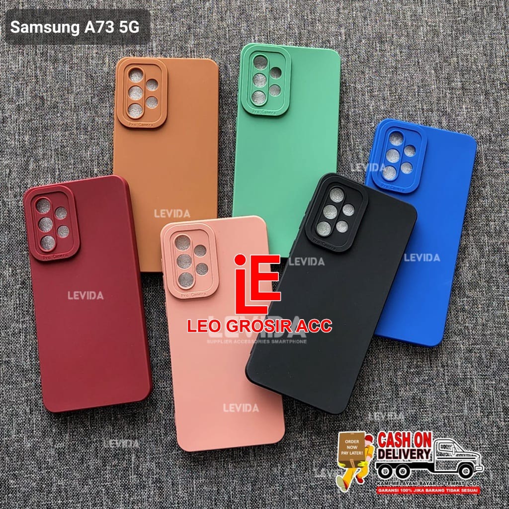 CASE SAMSUNG A73 5G CASE PRO CAMERA MACARON CASE SAMSUNG A73 5G