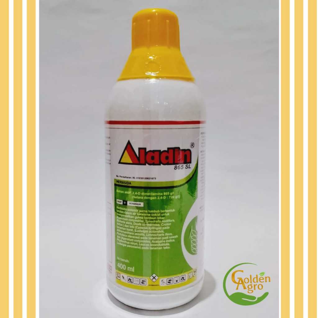 HERBISIDA ALADIN 865 SL 400ML ML SETARA LINDOMIN CBA6