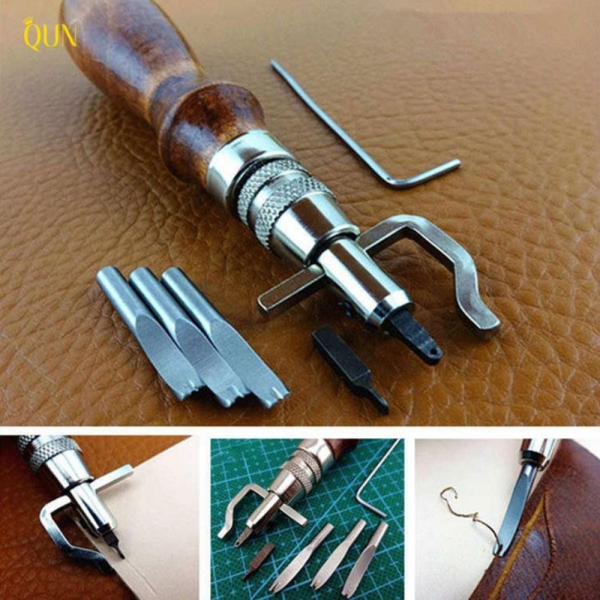 

ALAT KERAJINAN KULIT Stitching Groover Creaser Beveler Puncher leather Diskon