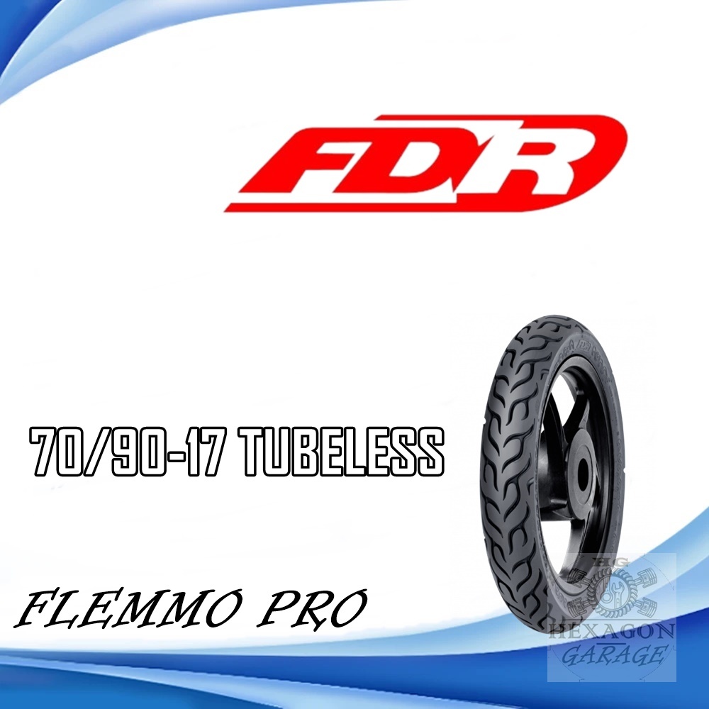 Ban Motor FDR Flemmo Pro 70/90-17 Tubeless Ring 17