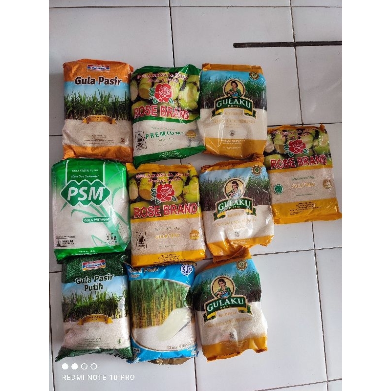 

Gula pasir kemasan 1kg kiloan