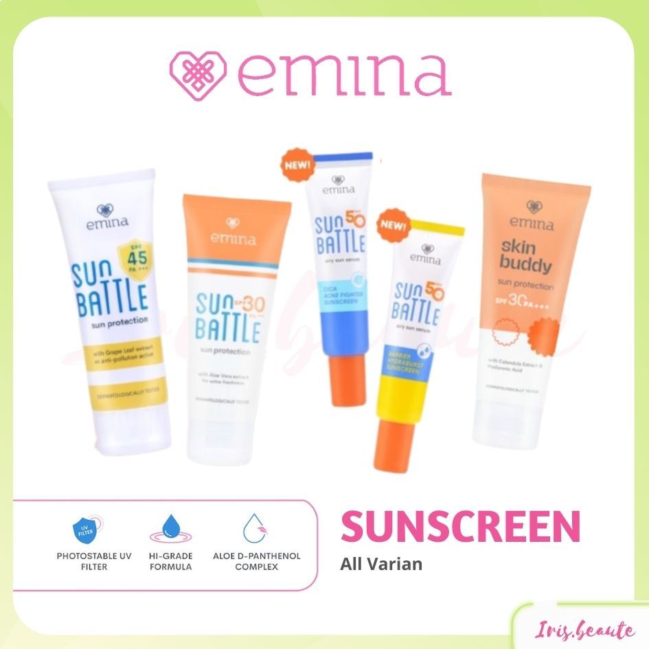 EMINA Sun Battle Sunscreen / Sun Battle SPF 30 PA+++ / SPF 45  PA+++ / SPF 50 PA+++