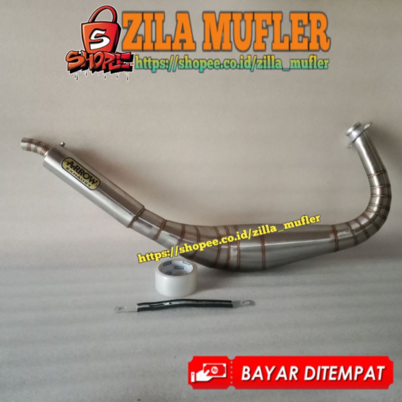 Knalpot arrow Rx King Rx Special Kolong Kobra stainles