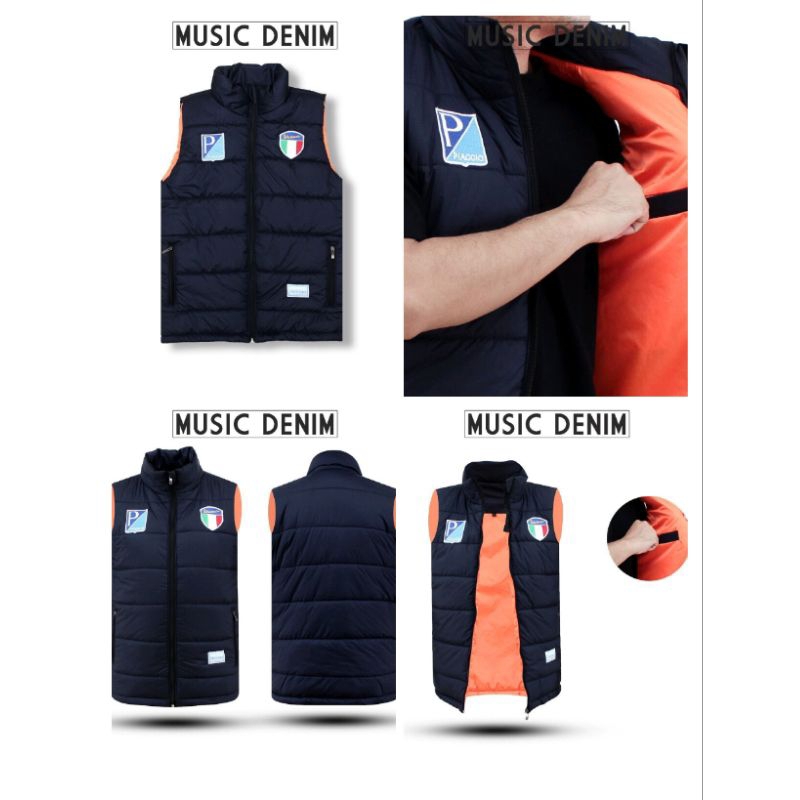 Rompi (Vest) Piaggio VESPA / rompi motor penahan angin / rompi parasut tebal / rompi bikers / rompi 