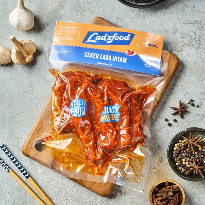 DIMSUM HALAL CEKER SAUS LADA HITAM 8 PCS