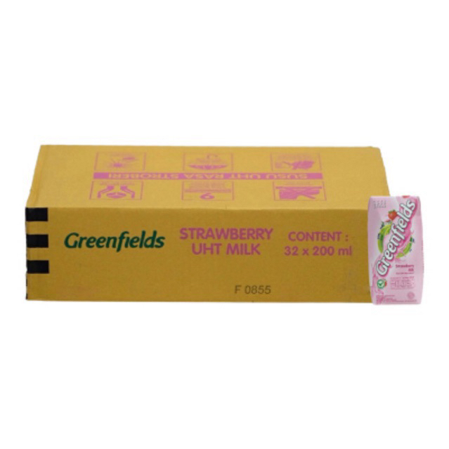 

Greenfields Susu Uht 200ml 1 Dus Isi 32 Pcs Strawberry/Full Cream/Choco Malt/Chocolate