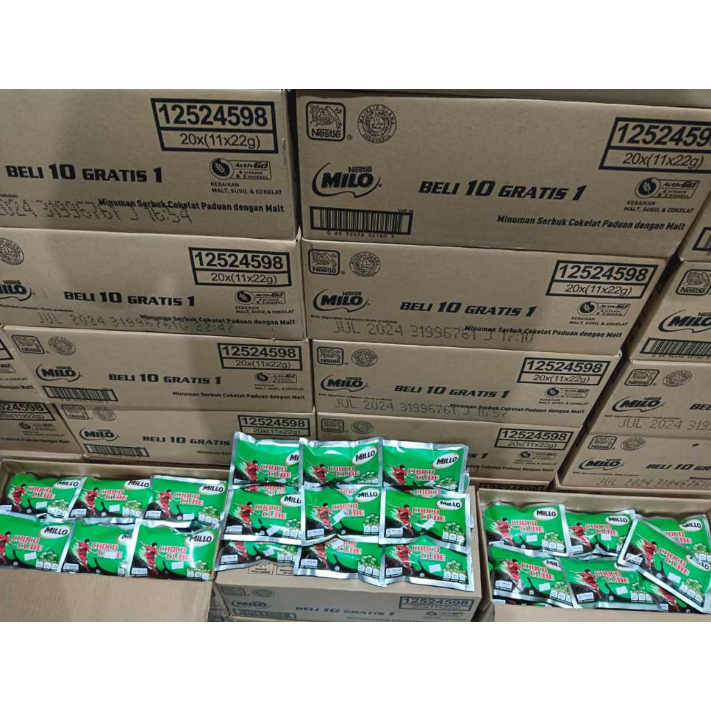 

Milo Lokal / Millo Cube 2 Dus/Karton (Per Dus isi 40 Bungkus) Murah Lebay ....