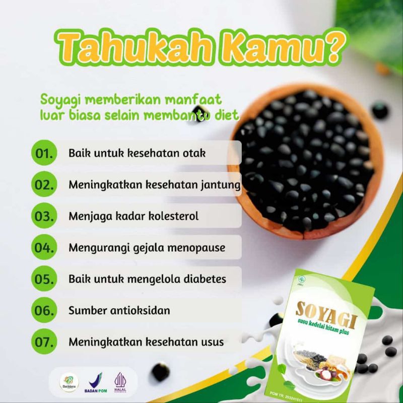 

SOYAGI Susu Kedelai Plus Herbal