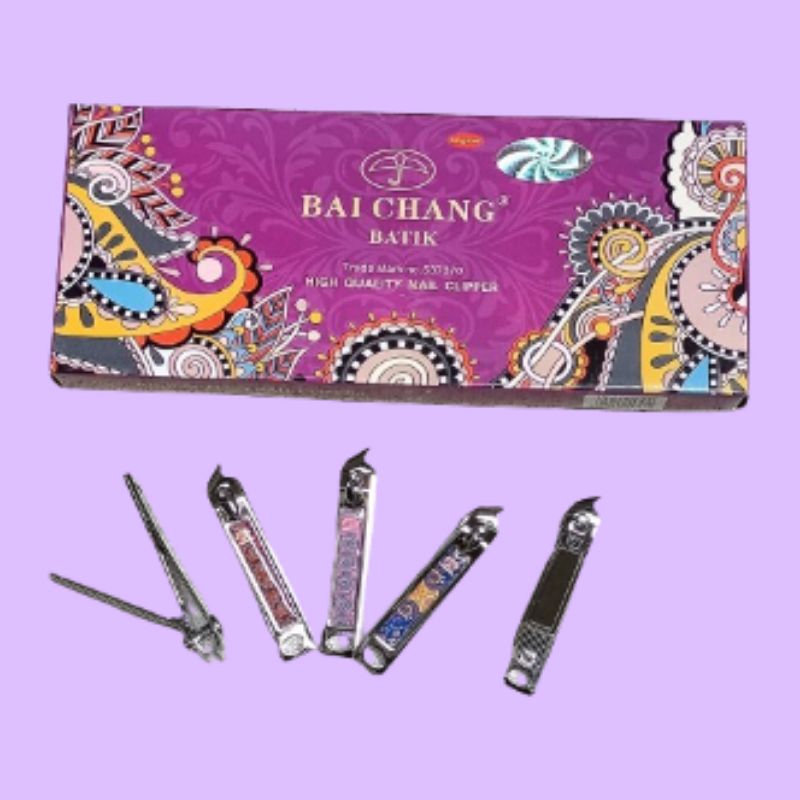 Gunting Kuku /Jepit Kuku Baichang Model MIRING (1 pcs)