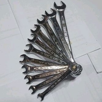 Kunci RingPas 11pcs/set, merek FUKUNG asli, alat perkakas tools, barang berkualitas, murah, lengkap.