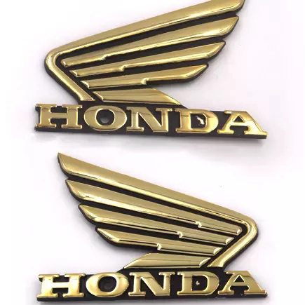 HOT SALE Emblem Sayap Honda 3D Stiker Wing Timbul Astrea Variasi 2 Pcs Satu Set Logo Wings Sepasang 