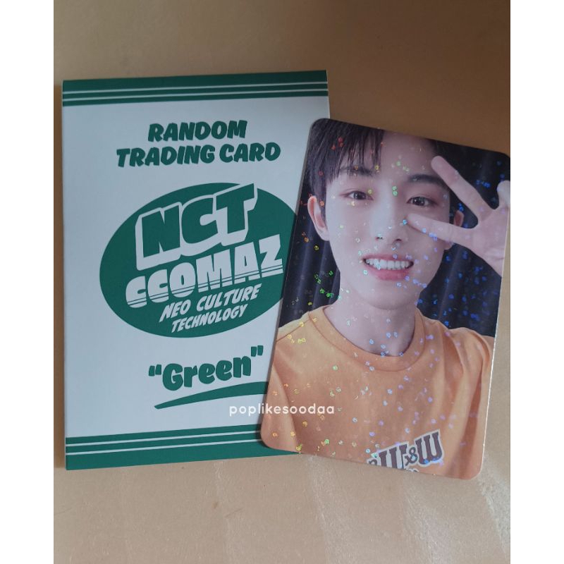 NCT Ccomaz Winwin Special Trading Photocard Green version