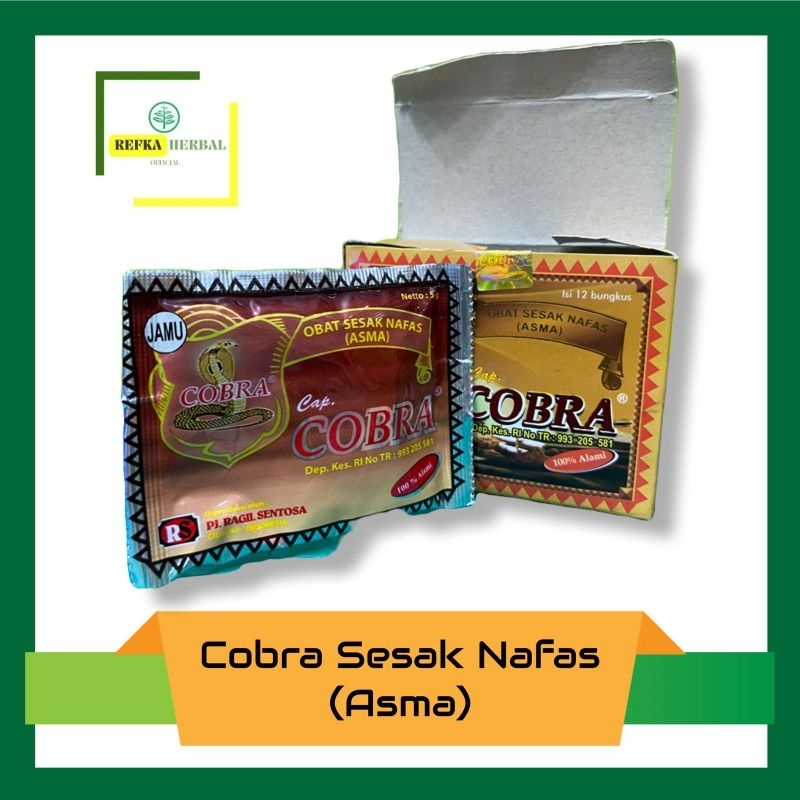 Jamu Cap Cobra Sesak nafas (Asma)