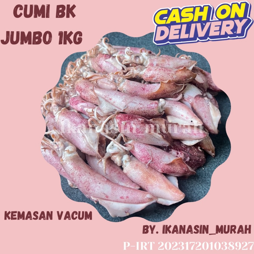 

CUMI BK JUMBO 1 KG / IKAN ASIN MURAH BISA COD