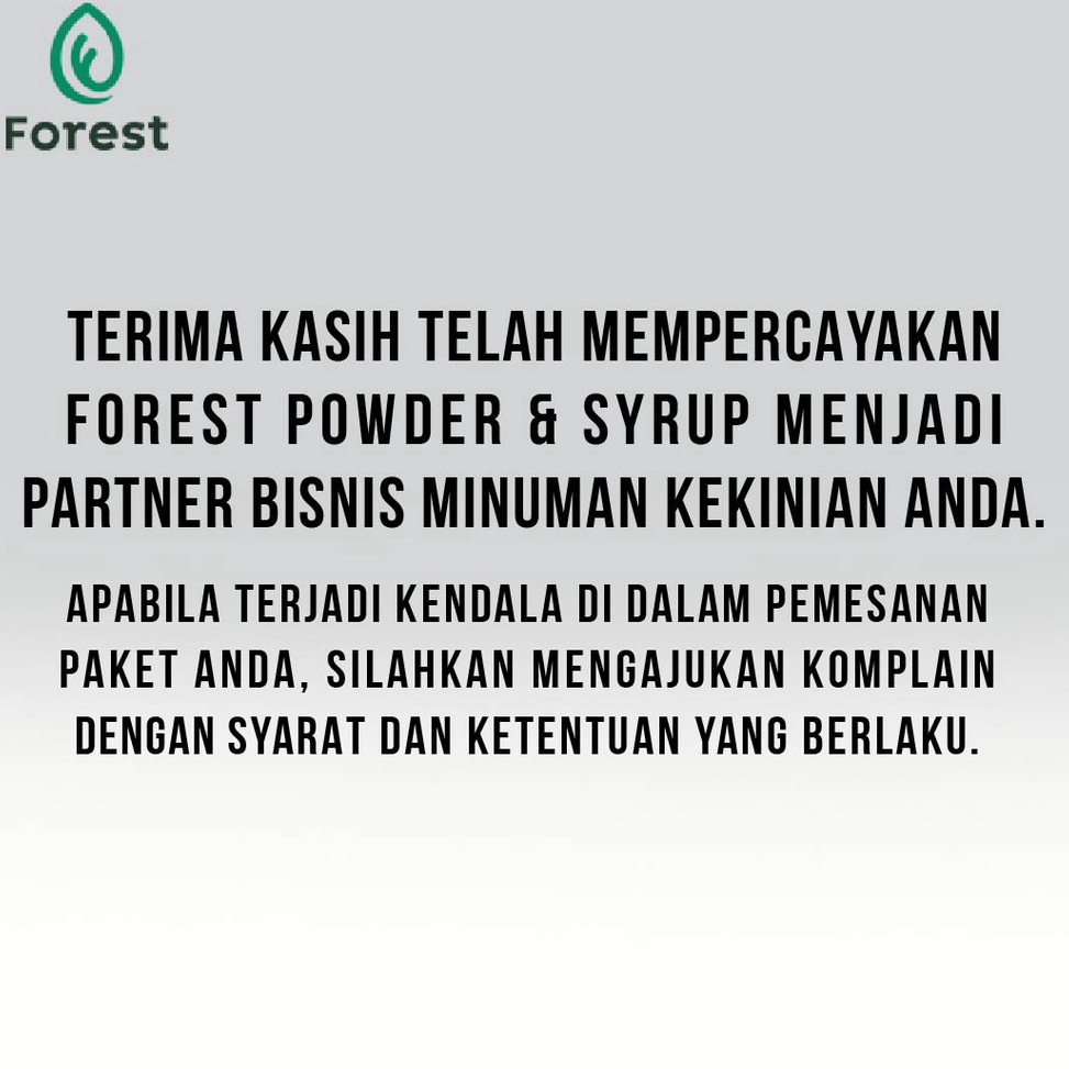 

YXXC2752 Ready Stok Bubuk Minuman TARO Powder 1000g - FOREST Bubble Drink