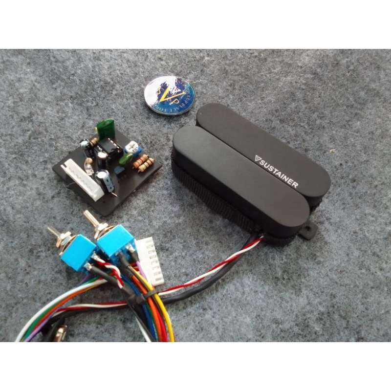 PICKUP SUSTAINER HUMBUCKER FLAT 3 MODE VEYZ SUSTAINER