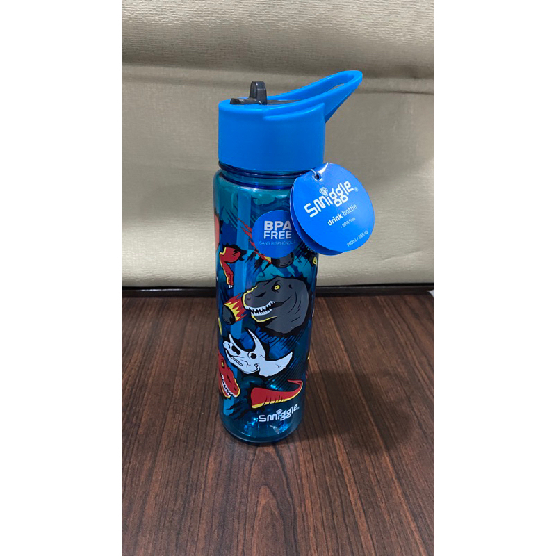 SMIGGLE DRINK WATER BOTTLE DINO BIRU 750ml