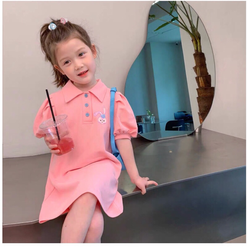 Dress Anak Import Dress Berkerah Anak Import Stella Bunny
