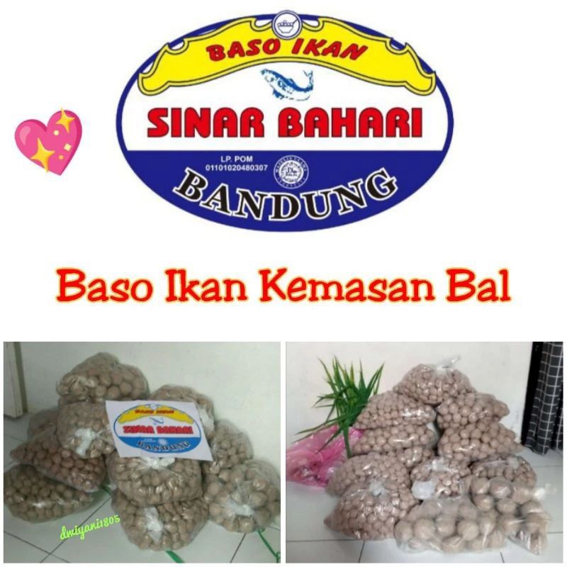 

Baso Ikan "Sinar Bahari" (Kemasan Bal Isi 100 pcs)