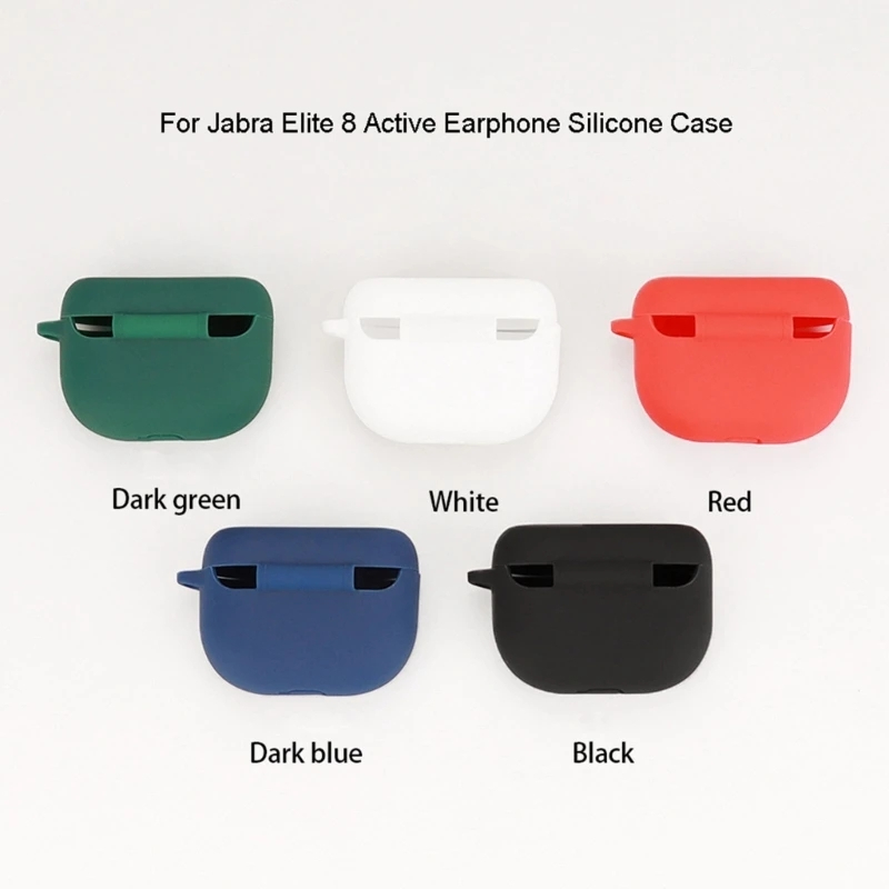 Case Casing Cover Silicone Jabra Elite 8 Active / Elite8Active + Carabiner
