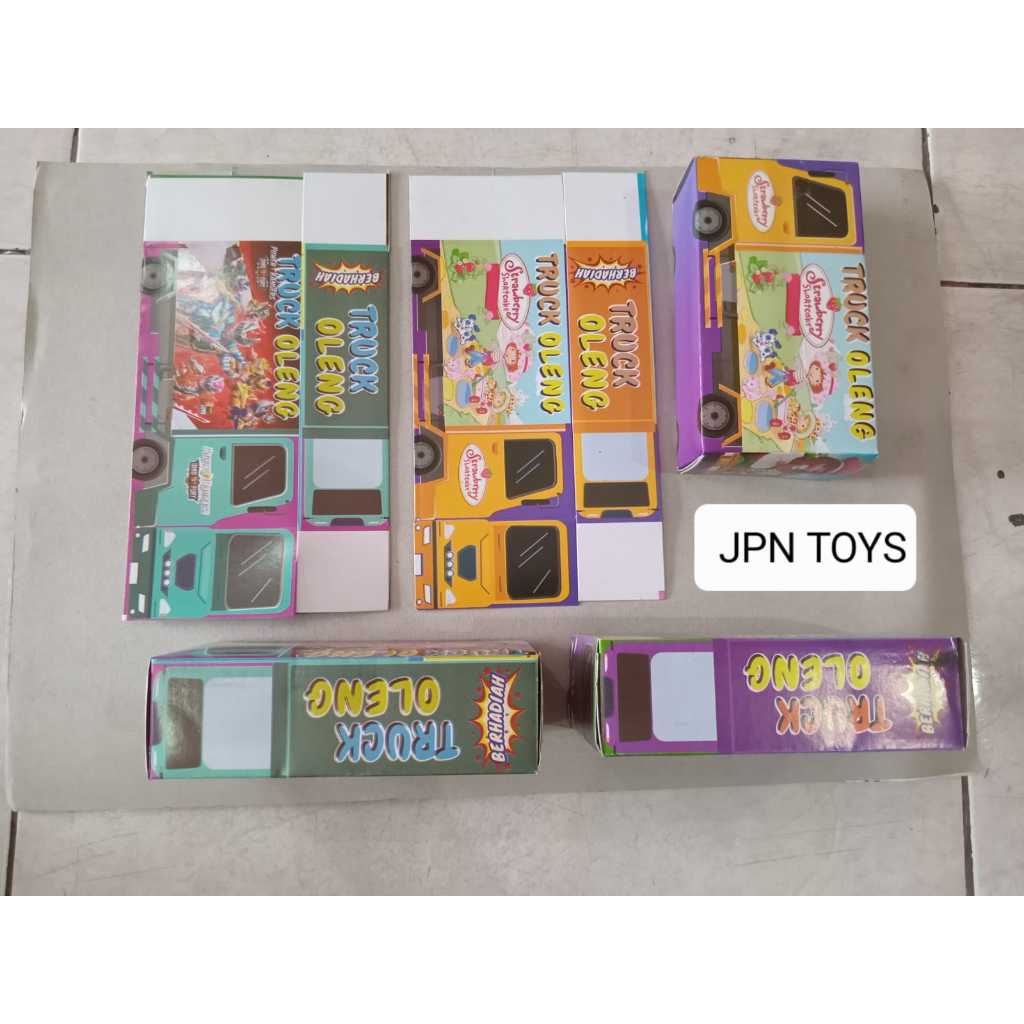 

50 pcs kotak kado truck oleng kosong grosir murah