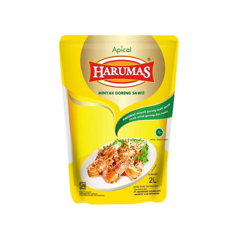 

HARUMAS MINYAK GORENG STANDING POUCH REFILL 2 LITER