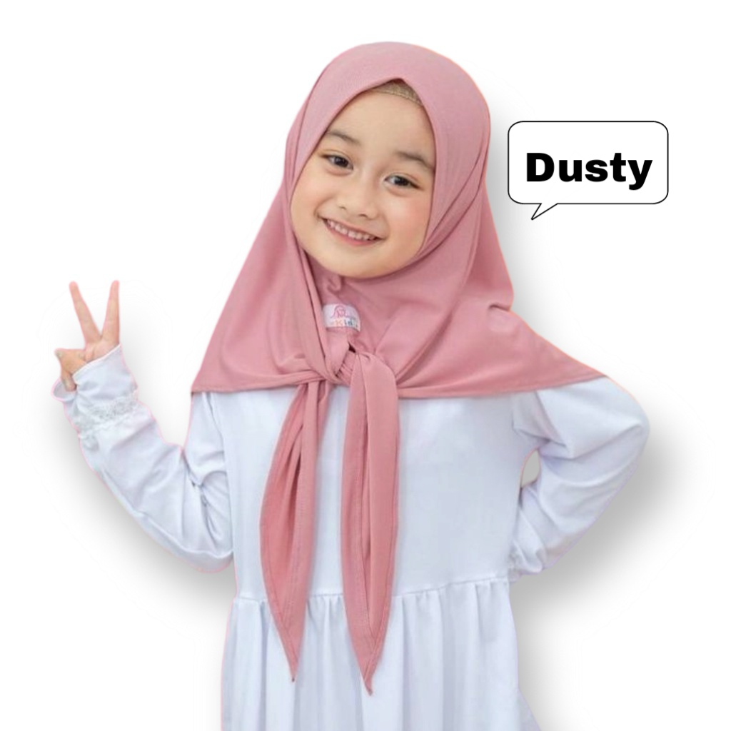segitiga instan anak//segitiga Jersey//segitiga murah//jilbab segitiga anak//jilbab usia 3-7 Tahun