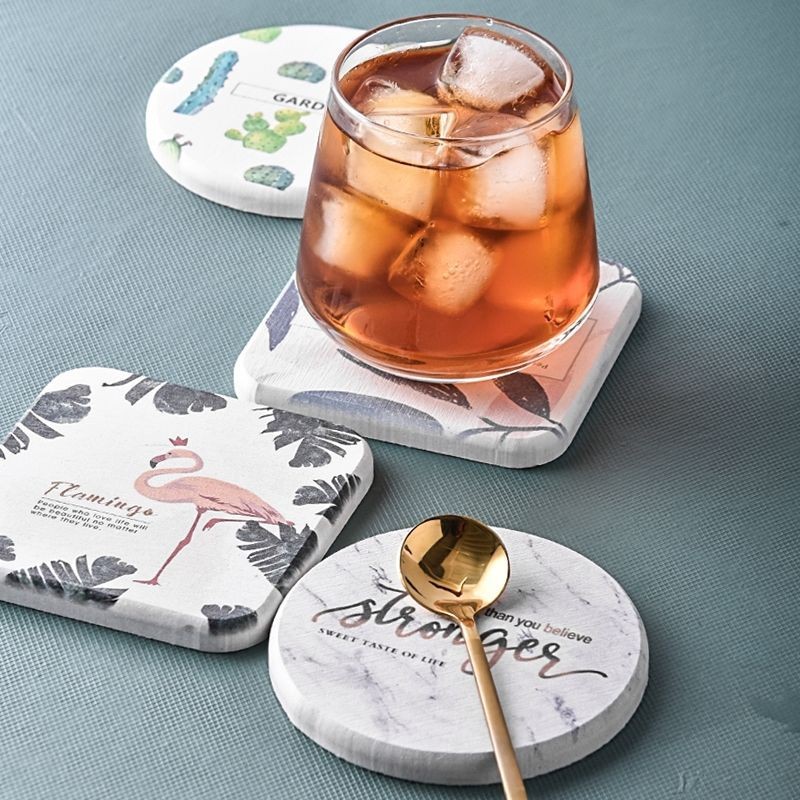 TATAKAN GELAS DIATOMITE / DIATOMITE MUD COASTER / DRINK COASTER / TATAKAN GELAS /DIATOMITE COASTER