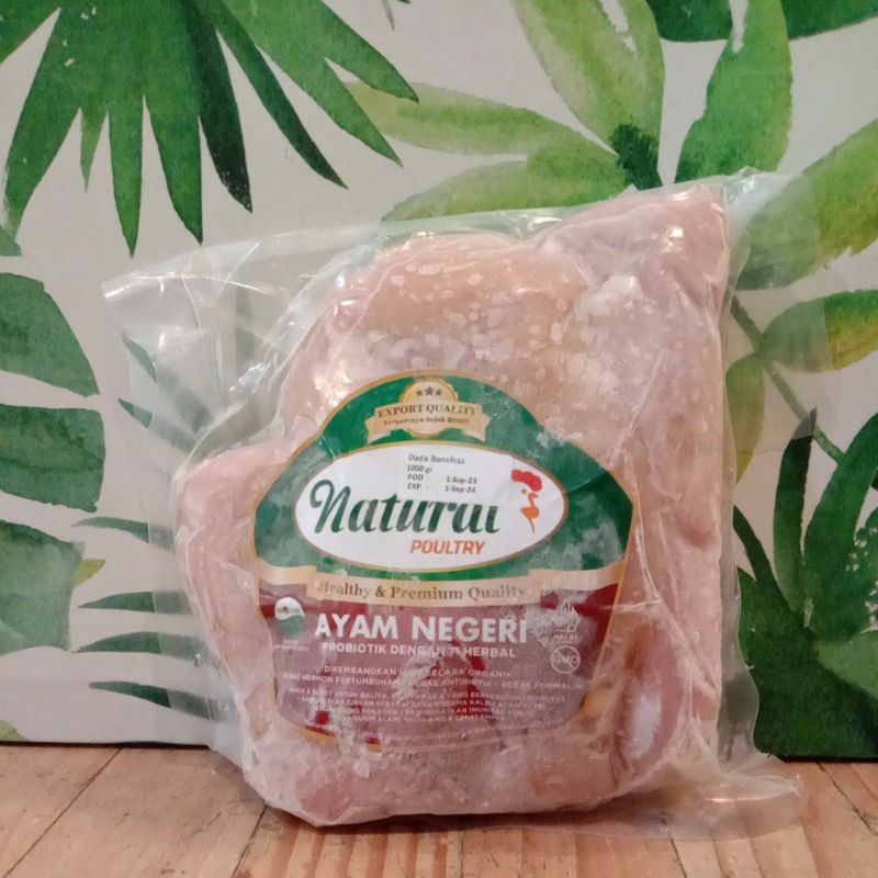 

Natural Poultry Dada Ayam Tanpa Tulang Organik 1 kg