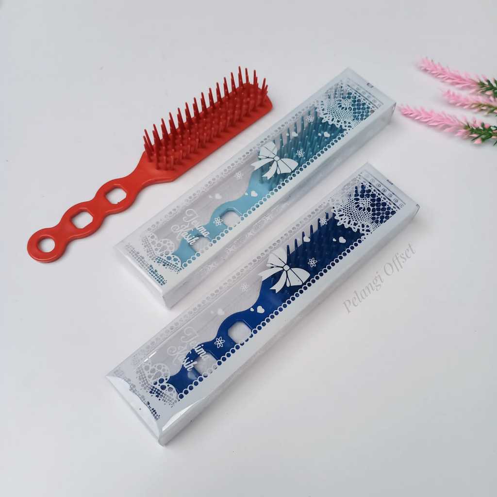 SOUVENIR NIKAH SISIR PLASTIK | SOUVENIR SISIR SIKAT MURAH | SOUVENIR SISIR KEMAS MIKA MOTIF |  SOUVE